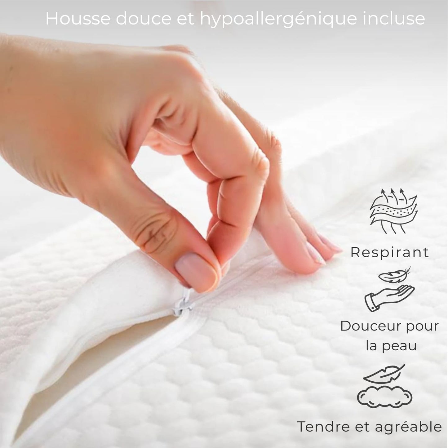 Oreiller ergonomique Elaglow® -  L’Oreiller Orthopédique Nouvelle Génération
